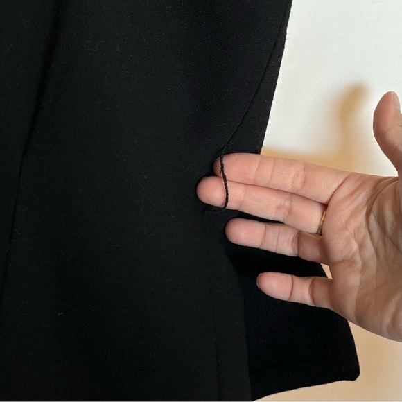 Proenza Schouler Made In Italy wool blend black dress. Size 6 - Picture 7 of 16